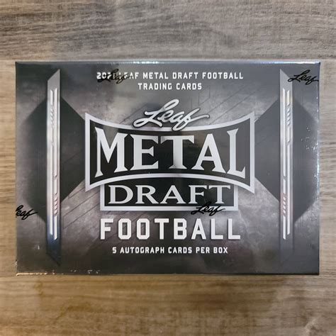 2021 leaf metal draft football hobby box|leaf metal draft 2021.